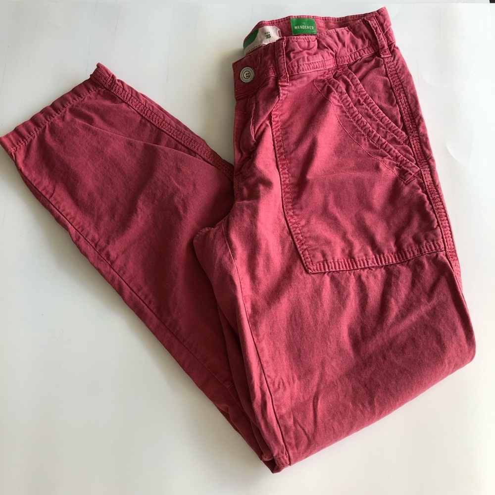 Anthropologie Washed Wanderer Utility Pants Pink